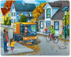 HABA Puzzles - In Der Stadt -Spielzeug Puzzle Geschäft 4010168259611
