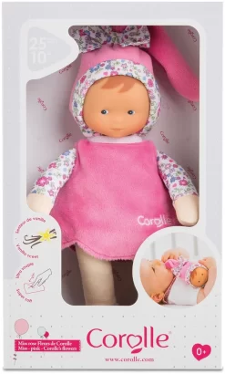 Corolle 9000010080 - Mon Doudou Corolle / Miss Pink Corolle's Flower / Französische Puppe Mit Charme Und Vanilleduft -Spielzeug Puzzle Geschäft 4062013010083