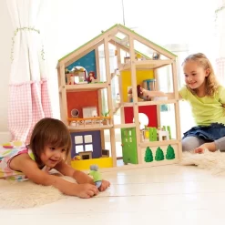 Djeco Hape Ganzjahreshaus (möbliert) -Spielzeug Puzzle Geschäft 6943478005679 4