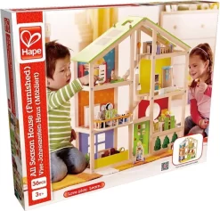 Djeco Hape Ganzjahreshaus (möbliert) -Spielzeug Puzzle Geschäft 6943478005679 5