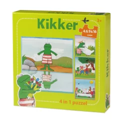 Bambolino Toys De Wereld Van Kikker 4 In 1 Puzzel (4+6+9+16)