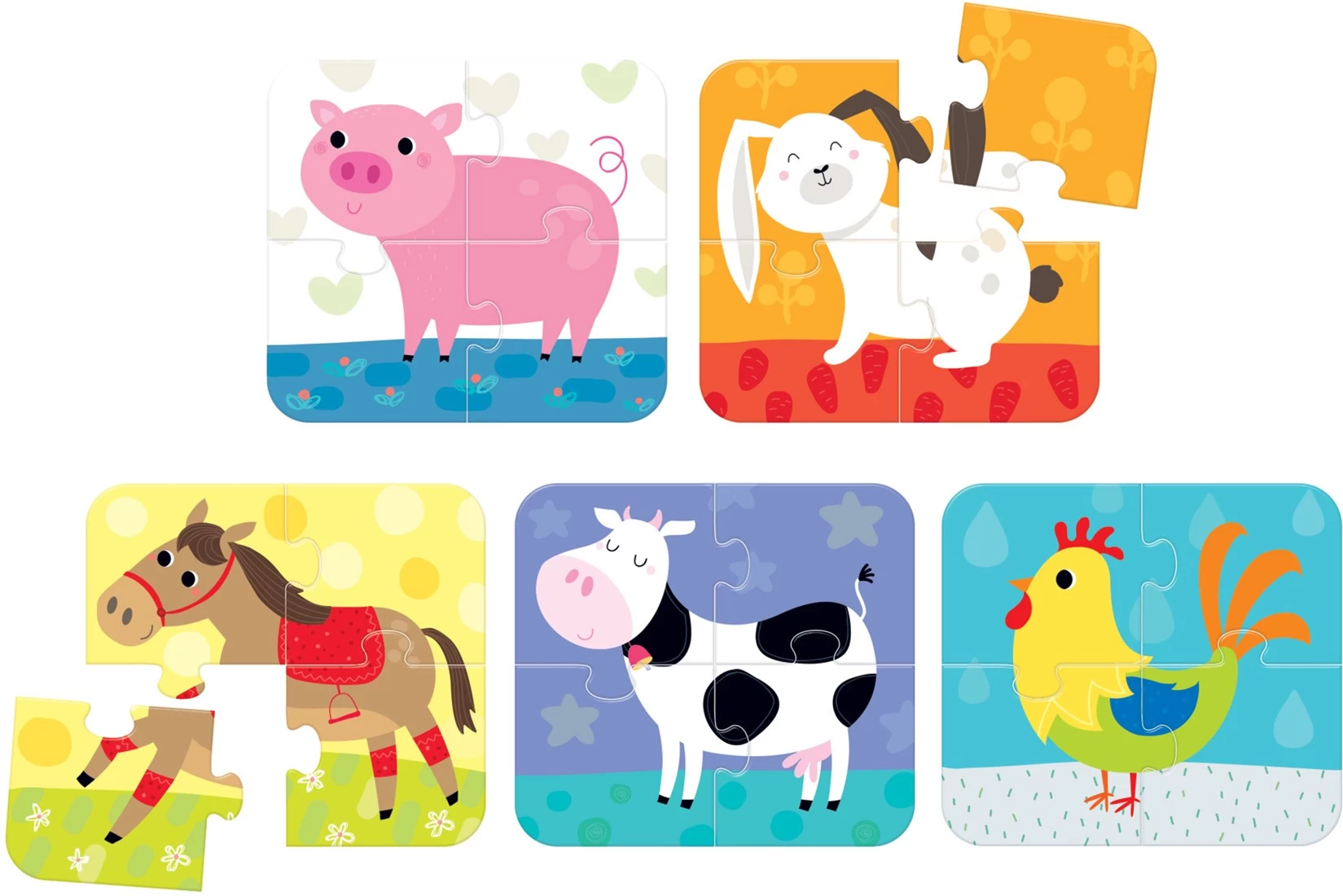 Banana Panda On-the-Go Puzzel Dieren 2+ 2 Banana Panda On-the-Go Puzzel Dieren 2+ – Bild 2