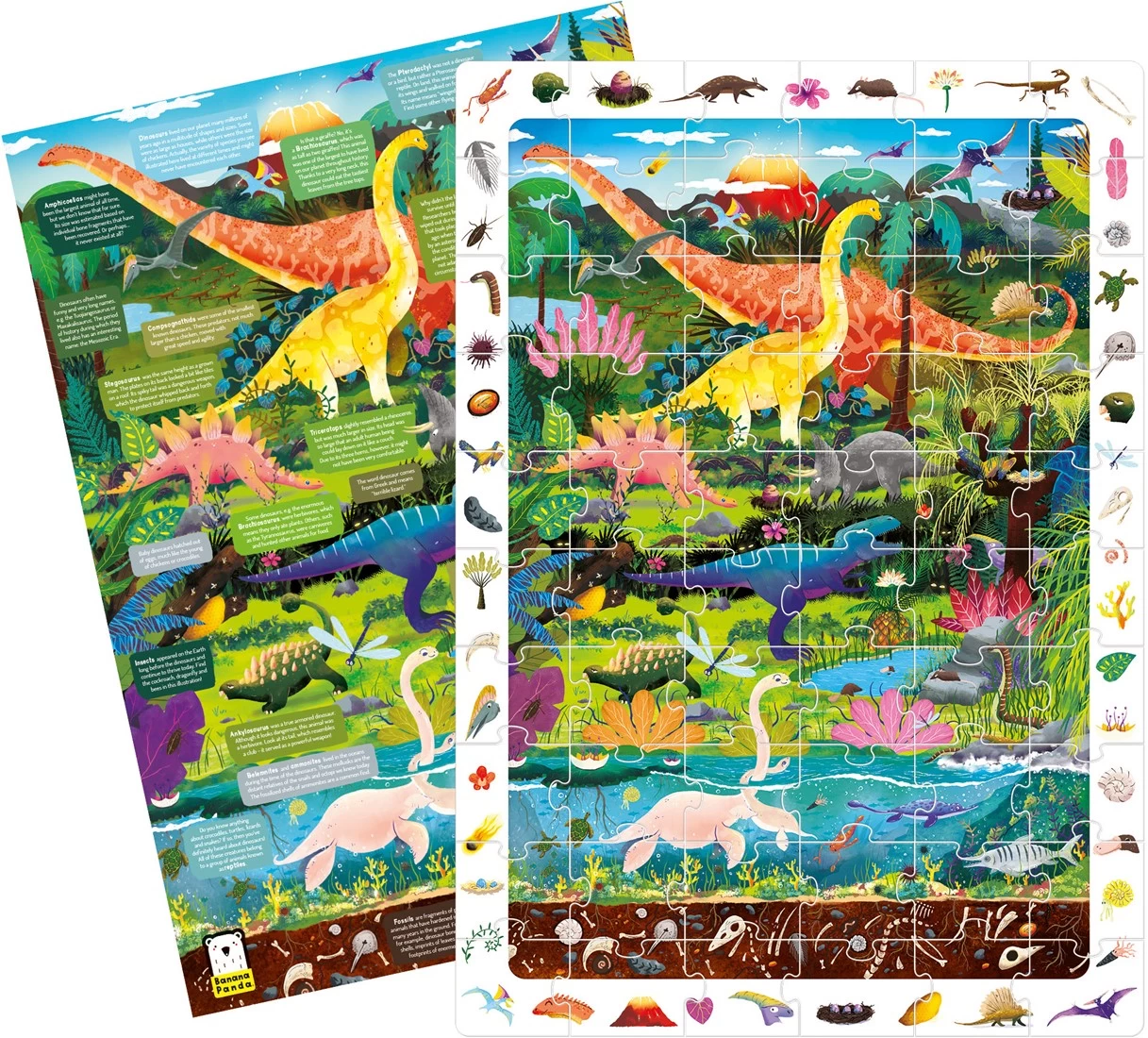 Banana Panda Zoek En Kijk Puzzel Dinosaurus 4+ 2 Banana Panda Zoek En Kijk Puzzel Dinosaurus 4+ – Bild 2
