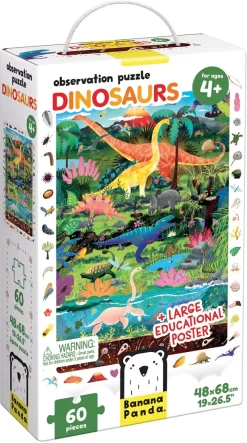 Banana Panda Zoek En Kijk Puzzel Dinosaurus 4+