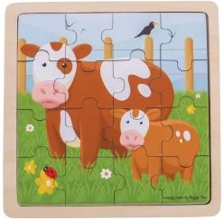 Bigjigs Kuh & Kalb Puzzle