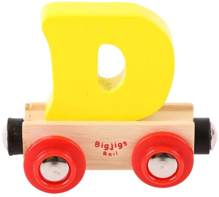 Bigjigs Rail Rail Buchstabenzug D (Der Lieferumfang Umfasst Nur EIN Stück) 2 Bigjigs Rail Rail Buchstabenzug D (Der Lieferumfang Umfasst Nur EIN Stück) – Bild 2