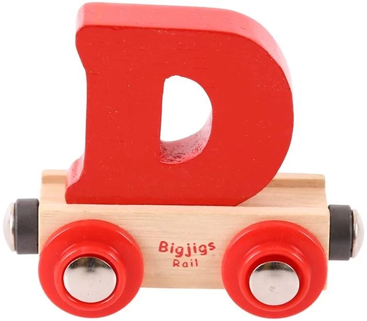 Bigjigs Rail Rail Buchstabenzug D (Der Lieferumfang Umfasst Nur EIN Stück) 3 Bigjigs Rail Rail Buchstabenzug D (Der Lieferumfang Umfasst Nur EIN Stück) – Bild 3