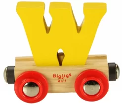 Bigjigs Rail Rail Buchstabenzug W (Der Lieferumfang Umfasst Nur EIN Stück)