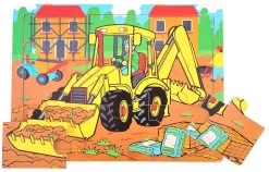Bigjigs Toys Rahmenpuzzle - Bagger