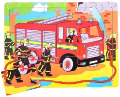 Bigjigs Toys Rahmenpuzzle - Feuerwehr