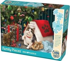Cobble Hill Familie Puzzle 350 Teile - Happy Pawlidays