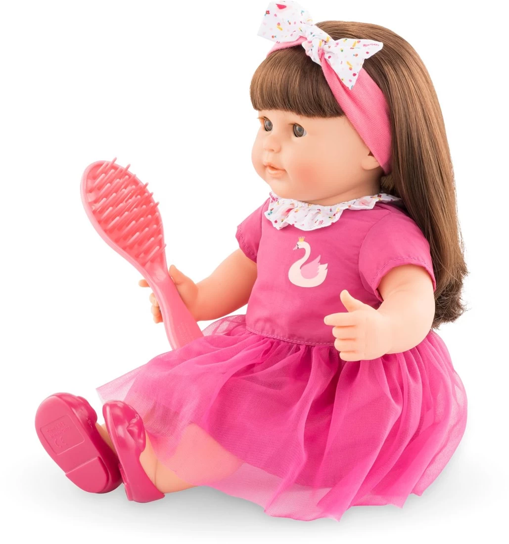 Corolle 9000130220 Mon Grand Poupon Alice In Brünett 36cm / Französische Puppe Mit Charme Und Vanilleduft, Rosa 3 Corolle 9000130220 Mon Grand Poupon Alice In Brünett 36cm / Französische Puppe Mit Charme Und Vanilleduft, Rosa – Bild 3