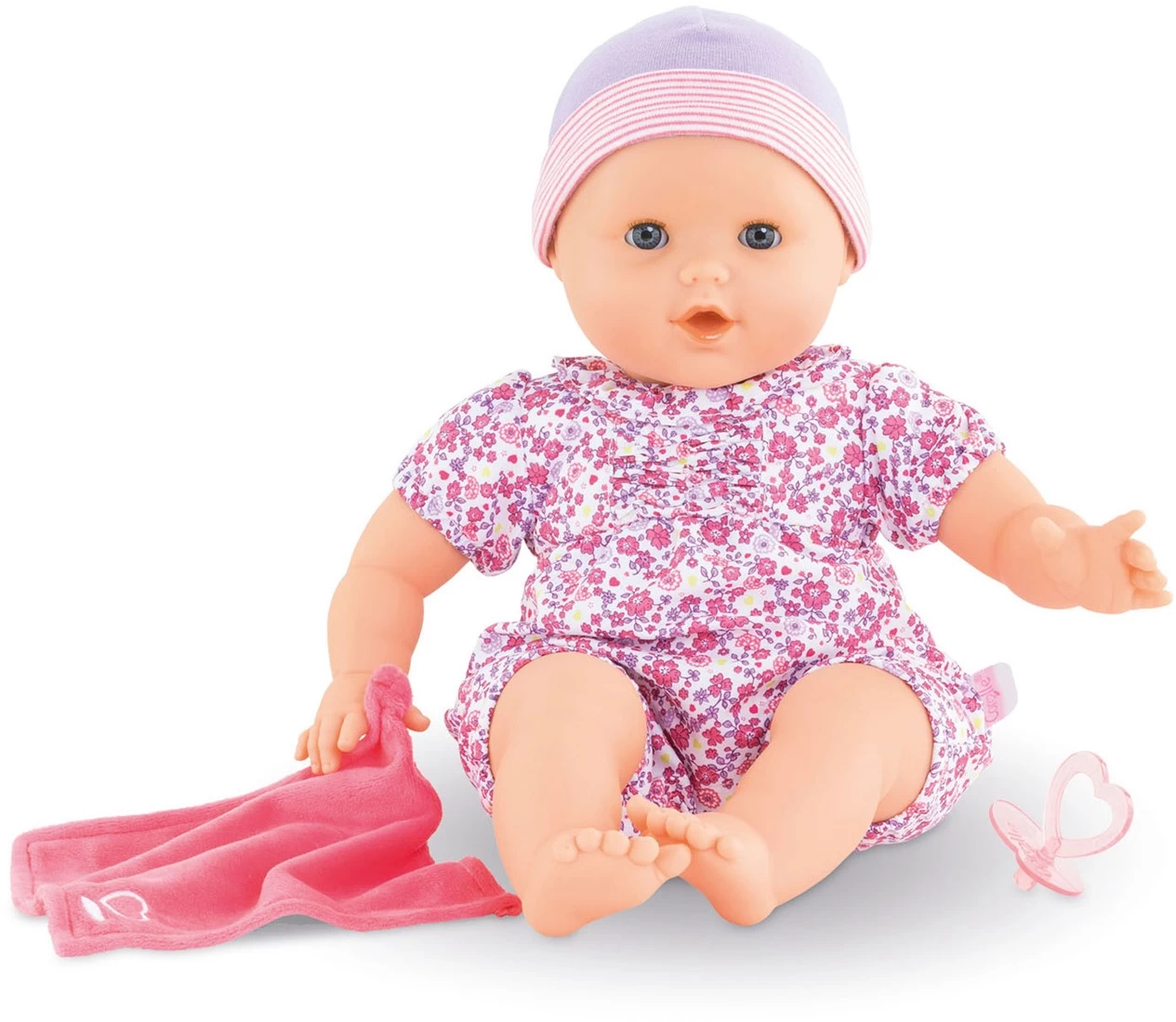 Corolle Mon Grand Poupon Emilie Lutscht Daumen / Weichkörperpuppe Mit Schlafaugen / Kann Sitzen / Mit Schnuller Und Schnuffeltuch / Vanilleduft / 36cm 2 Corolle Mon Grand Poupon Emilie Lutscht Daumen / Weichkörperpuppe Mit Schlafaugen / Kann Sitzen / Mit Schnuller Und Schnuffeltuch / Vanilleduft / 36cm – Bild 2