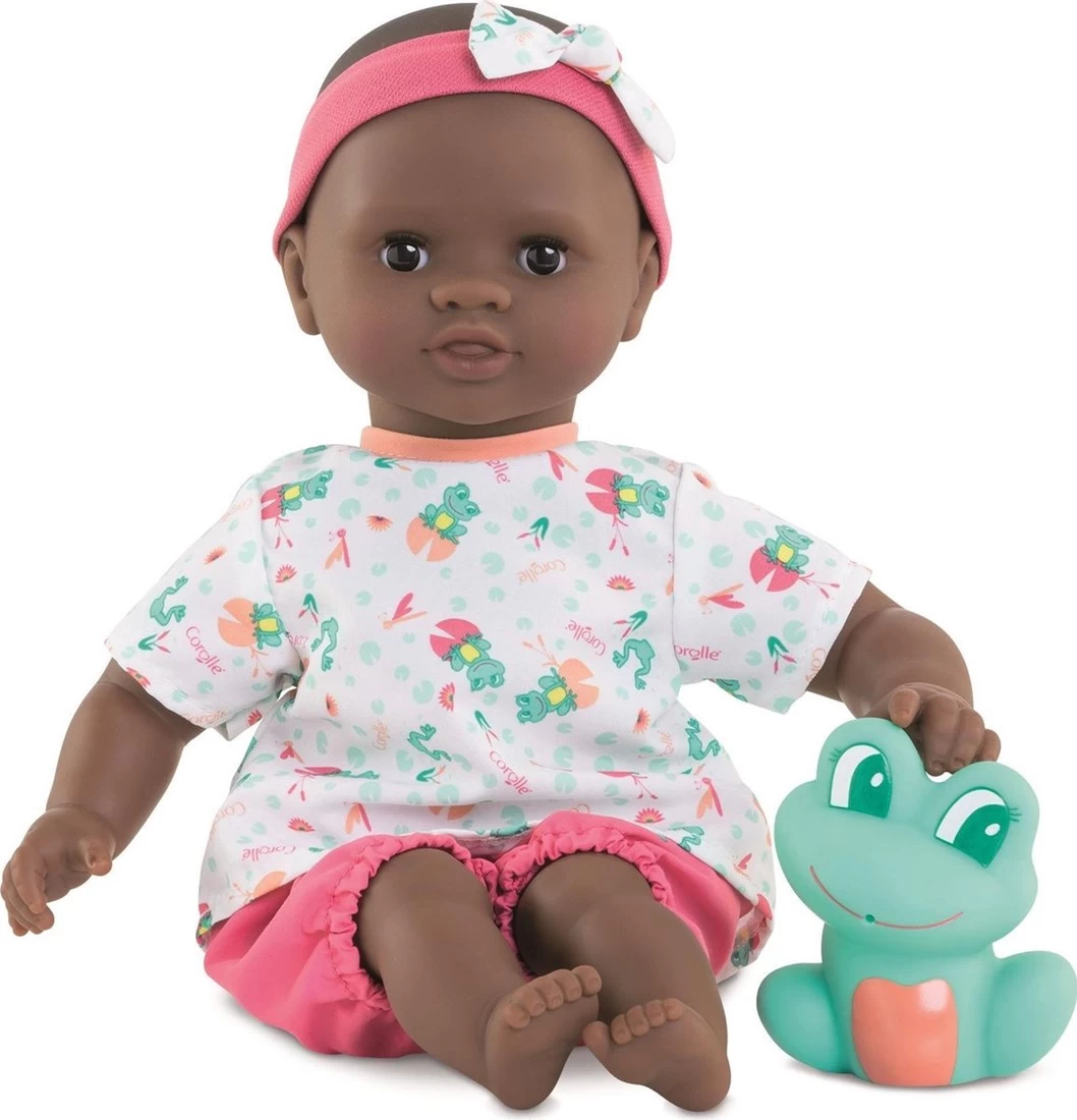 Corolle Mon Premier Poupon Badebaby Alyzee / Weichkörper-Badepuppe Mit Badetier / Schlafaugen / Vanilleduft / Abnehmbare Kleider / 30cm / Für Kinder Ab 18 Monaten Geeignet 1 Corolle Mon Premier Poupon Badebaby Alyzee / Weichkörper-Badepuppe Mit Badetier / Schlafaugen / Vanilleduft / Abnehmbare Kleider / 30cm / Für Kinder Ab 18 Monaten Geeignet