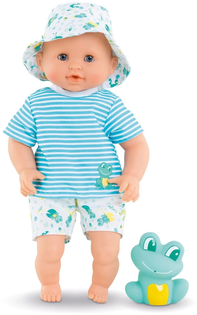 Corolle Mon Premier Poupon Badejunge Marin / Weichkörper-Badepuppe Mit Badetier / Schlafaugen / Vanilleduft / Abnehmbare Kleider / 30cm / Für Kinder Ab 18 Monaten Geeignet / Behält Den Daumen Im Mund 2 Corolle Mon Premier Poupon Badejunge Marin / Weichkörper-Badepuppe Mit Badetier / Schlafaugen / Vanilleduft / Abnehmbare Kleider / 30cm / Für Kinder Ab 18 Monaten Geeignet / Behält Den Daumen Im Mund – Bild 2