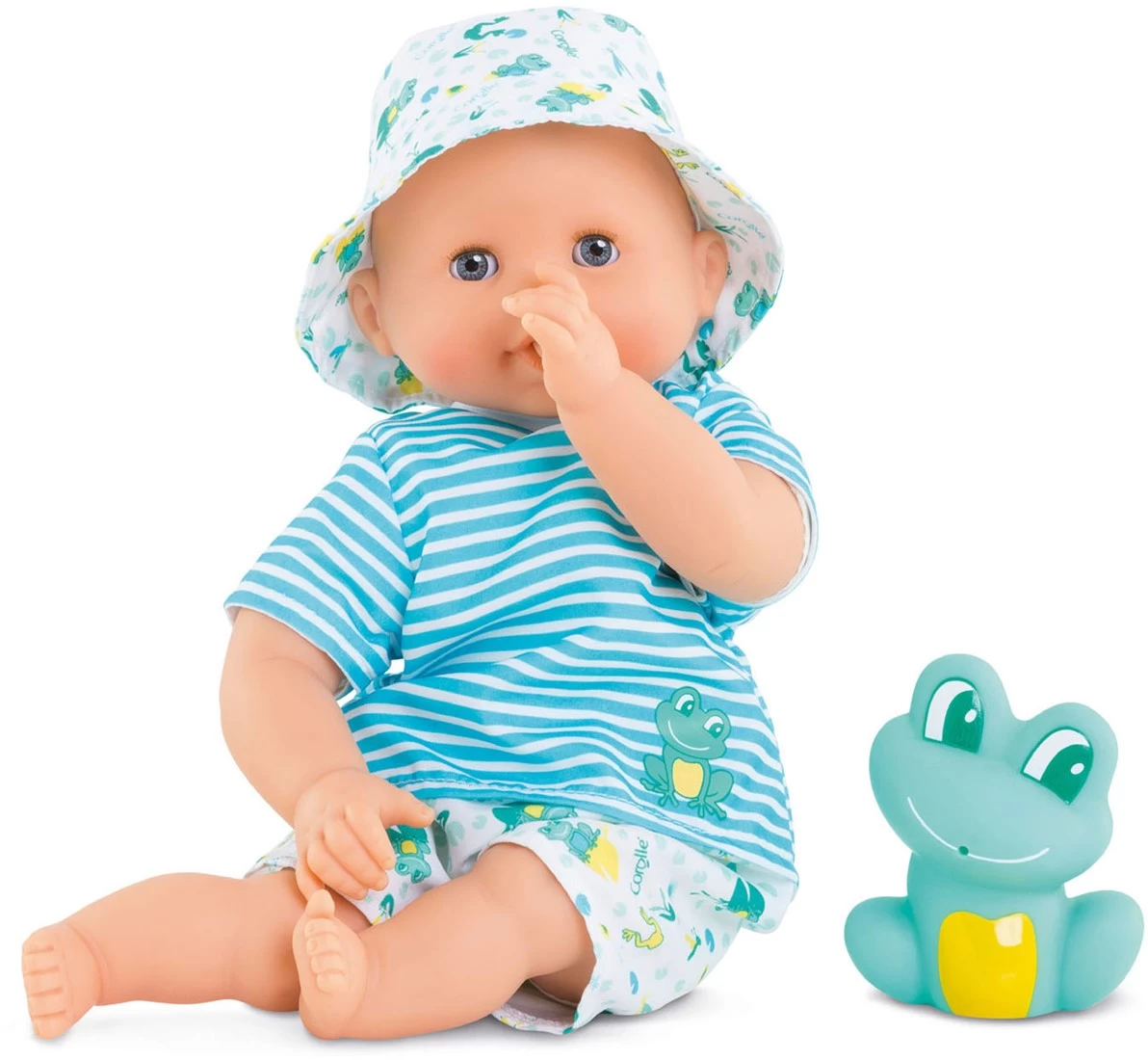 Corolle Mon Premier Poupon Badejunge Marin / Weichkörper-Badepuppe Mit Badetier / Schlafaugen / Vanilleduft / Abnehmbare Kleider / 30cm / Für Kinder Ab 18 Monaten Geeignet / Behält Den Daumen Im Mund 3 Corolle Mon Premier Poupon Badejunge Marin / Weichkörper-Badepuppe Mit Badetier / Schlafaugen / Vanilleduft / Abnehmbare Kleider / 30cm / Für Kinder Ab 18 Monaten Geeignet / Behält Den Daumen Im Mund – Bild 3