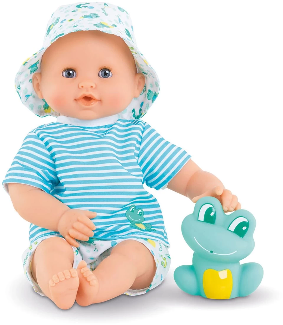 Corolle Mon Premier Poupon Badejunge Marin / Weichkörper-Badepuppe Mit Badetier / Schlafaugen / Vanilleduft / Abnehmbare Kleider / 30cm / Für Kinder Ab 18 Monaten Geeignet / Behält Den Daumen Im Mund 1 Corolle Mon Premier Poupon Badejunge Marin / Weichkörper-Badepuppe Mit Badetier / Schlafaugen / Vanilleduft / Abnehmbare Kleider / 30cm / Für Kinder Ab 18 Monaten Geeignet / Behält Den Daumen Im Mund