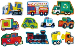 Crocodile Creek 3829520 Let's Begin Puzzle, Fahrzeuge