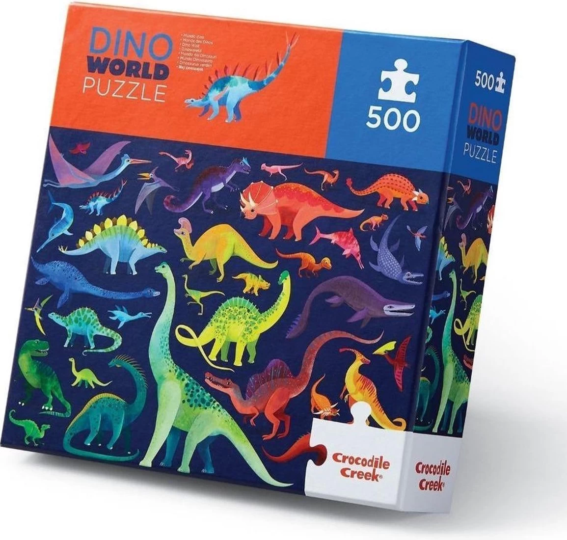 Crocodile Creek 500 Pcs Family Puzzle//Dino World Neu! 1 Crocodile Creek 500 Pcs Family Puzzle//Dino World Neu!