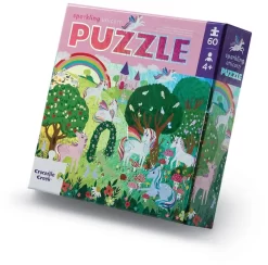 Crocodile Creek 60 Pcs Foil Puzzle/Sparkling Unicorn
