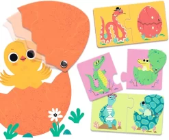 Djeco Articulo Les œufs Rigolos -Spielzeug Puzzle Geschäft djeco articulo les oeufs rigolos 3