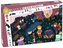 Djeco Beobachtungspuzzle & Poster Die Zauberlehrlinge - 54 Teile