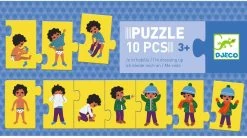 Djeco Lernpuzzle Dress Up - 10 Teile -Spielzeug Puzzle Geschäft djeco lernpuzzle dress up 10 teile 3