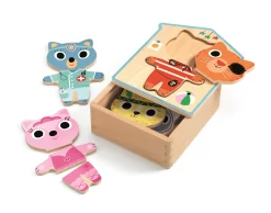 DJECO Puzzle Dressup Mix Puzzlespiel 6 Stück(e)