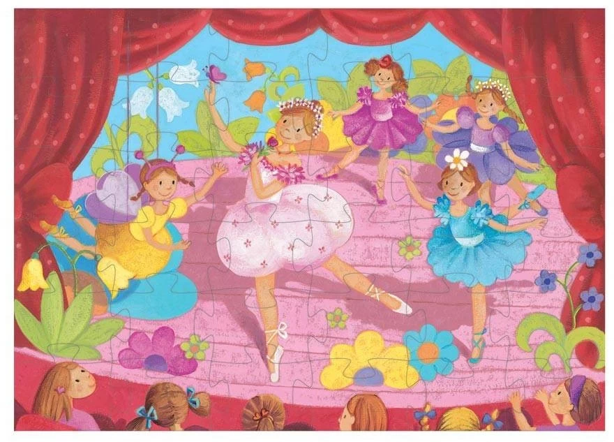 DJECO The Ballerina With The Flower 36 Pcs - 19,5 X 29 X 6 Cm 2 DJECO The Ballerina With The Flower 36 Pcs - 19,5 X 29 X 6 Cm – Bild 2