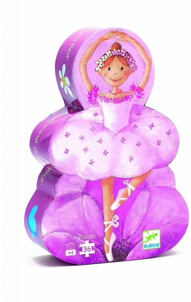 DJECO The Ballerina With The Flower 36 Pcs - 19,5 X 29 X 6 Cm 1 DJECO The Ballerina With The Flower 36 Pcs - 19,5 X 29 X 6 Cm