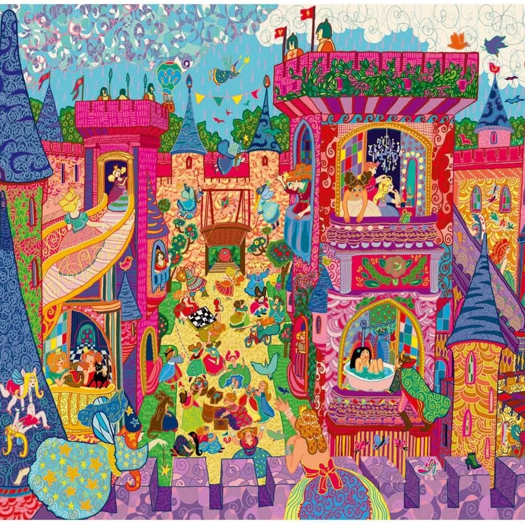 DJECO The Fairy Castle 54 Pcs - 22,5 X 27,5 X 6 Cm 2 DJECO The Fairy Castle 54 Pcs - 22,5 X 27,5 X 6 Cm – Bild 2