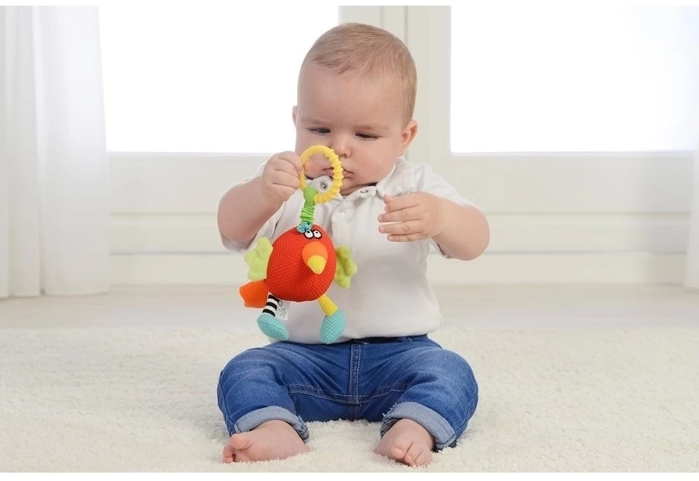 Dolce Classic Aktivitätsspielzeug Papagei Petra - 19 Cm 2 Dolce Classic Aktivitätsspielzeug Papagei Petra - 19 Cm – Bild 2