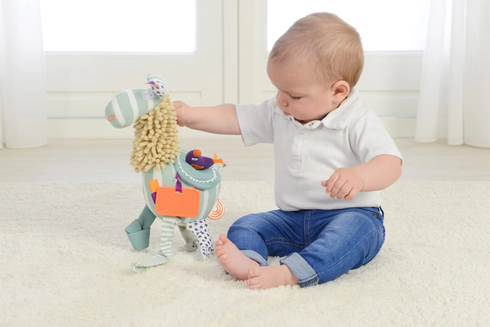 Dolce Primo Aktivitätsspielzeug Lama Lucy - 39 Cm 2 Dolce Primo Aktivitätsspielzeug Lama Lucy - 39 Cm – Bild 2