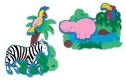 Edushape Magische Kreationen - Dschungel Spaß - 18 Stück -Spielzeug Puzzle Geschäft edushape magische kreationen dschungel spass 18 stueck 3