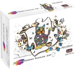 Eureka 2D RainboWooden Puzzle - Katze