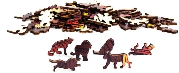 Eureka 2D RainboWooden Puzzle - Löwe 2 Eureka 2D RainboWooden Puzzle - Löwe – Bild 2