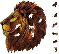 Eureka 2D RainboWooden Puzzle - Löwe