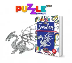 !!! Eureka 3D Puzzle Bücher - Drachen (Niederländisch) = Deutsch 470058 - Französisch 470108