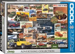 Eurographics Puzzle Jeep Vintage Posters - 1000 Teile