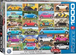 Eurographics Puzzle VW Beetle - Gone Places - 1000 Teile
