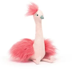 JELLYCAT Geleekatze Kuscheltier Fou Fou Strauß - 11x14x20cm