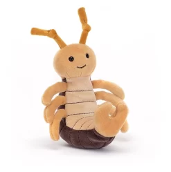 Geleekatze Kuscheltier Niggly Wiggly Ernie Ohrwurm - 9x5x12cm