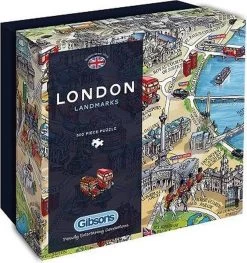 Gibsons Puzzle London Landmarks - Gift Box - 500 Teile