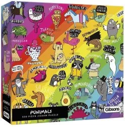 Gibsons Puzzle Punimals - 500 Teile