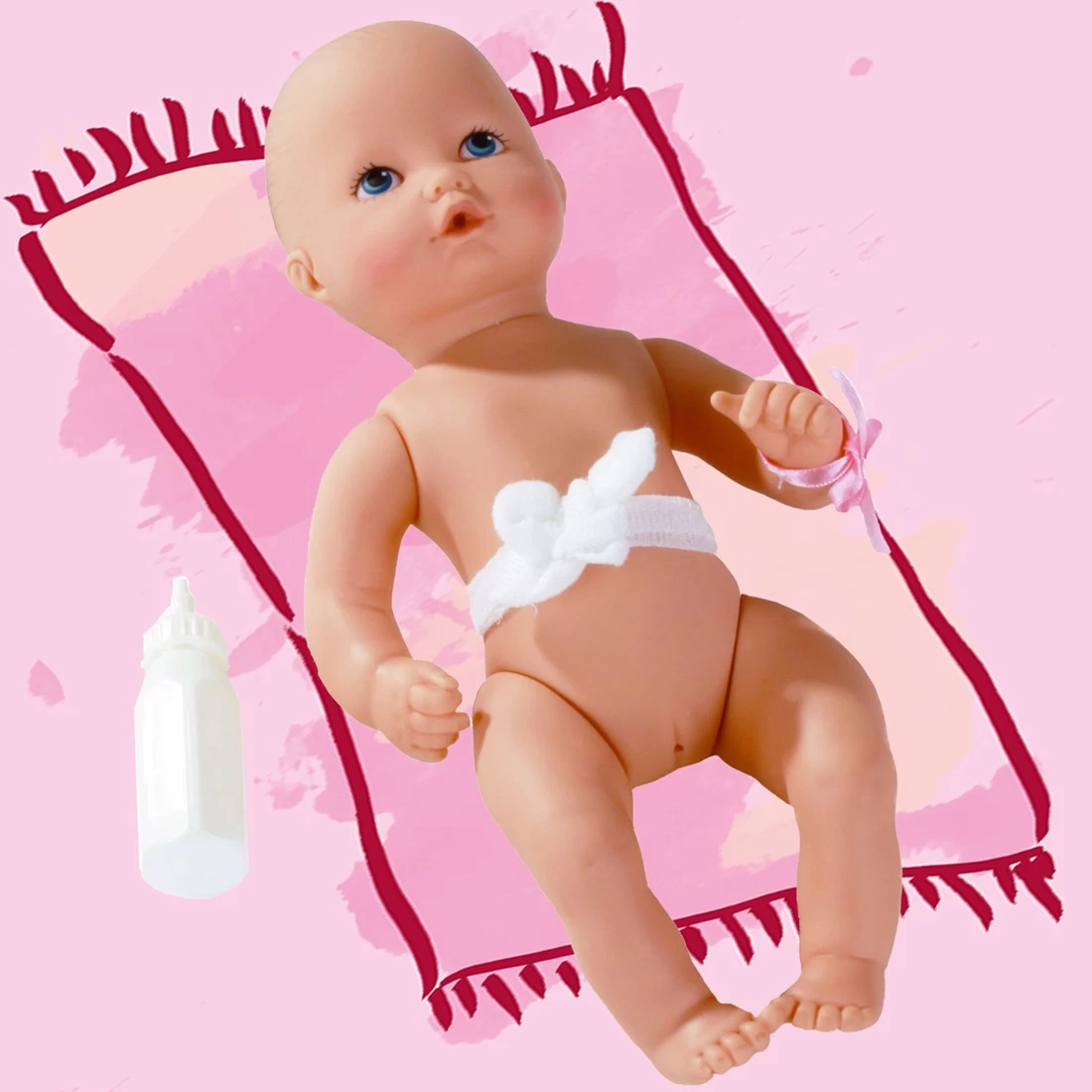 Götz 0753010 Newborn Aquini Mädchen Puppe - 33 Cm Große Badepuppe Mit Gemalten Blauen Augen Und Ohne Haare - Badebaby Ab 18 Monaten 2 Götz 0753010 Newborn Aquini Mädchen Puppe - 33 Cm Große Badepuppe Mit Gemalten Blauen Augen Und Ohne Haare - Badebaby Ab 18 Monaten – Bild 2