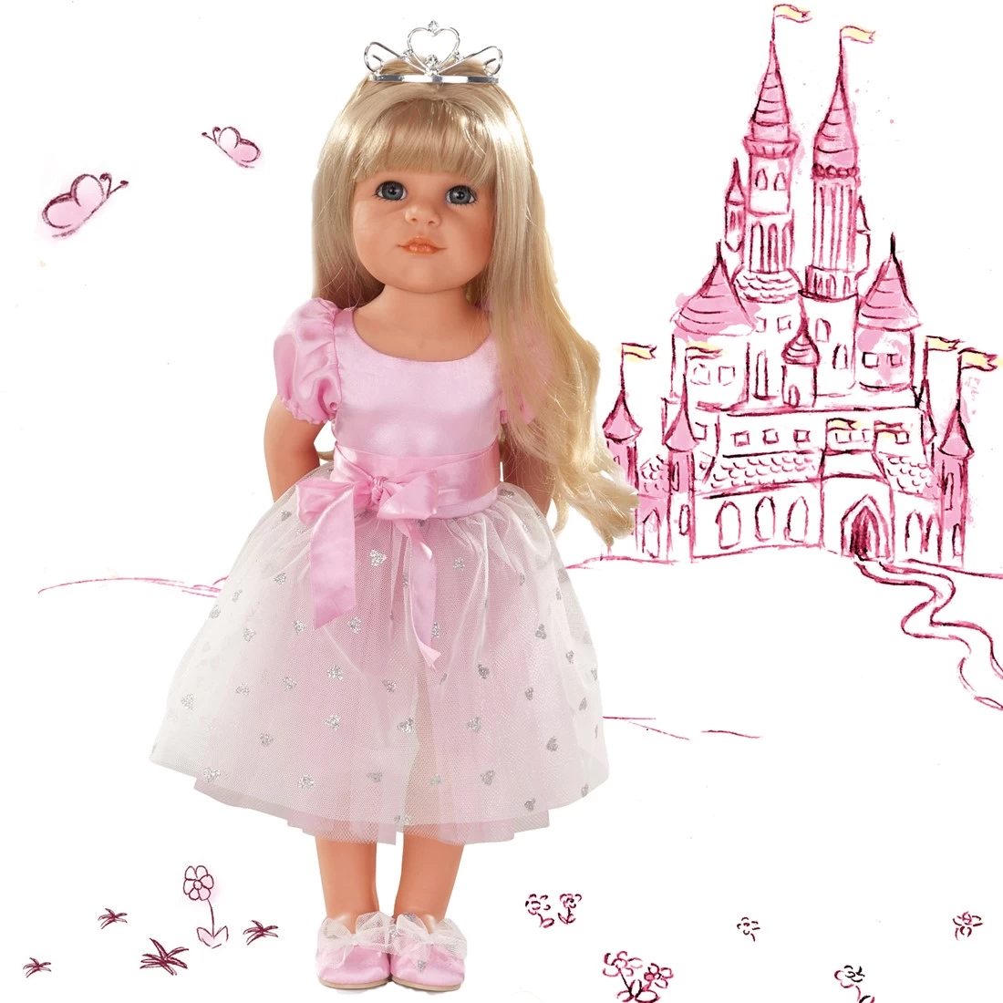 Götz 1359072 Hannah Als Prinzessin Puppe - Princess - 50 Cm Große Stehpuppe Mit Blonden Langen Haaren Und Blauen Augen 2 Götz 1359072 Hannah Als Prinzessin Puppe - Princess - 50 Cm Große Stehpuppe Mit Blonden Langen Haaren Und Blauen Augen – Bild 2