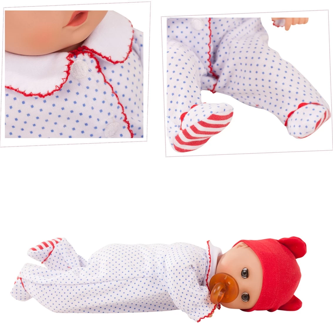 Götz 1820529 Muffin Boy - Junge Puppe - 33 Cm Große Babypuppe Mit Blauen Schlafaugen Und Ohne Haare - 4-teiliges Set - Weichkörperpuppe Ab 18 Monaten 2 Götz 1820529 Muffin Boy - Junge Puppe - 33 Cm Große Babypuppe Mit Blauen Schlafaugen Und Ohne Haare - 4-teiliges Set - Weichkörperpuppe Ab 18 Monaten – Bild 2