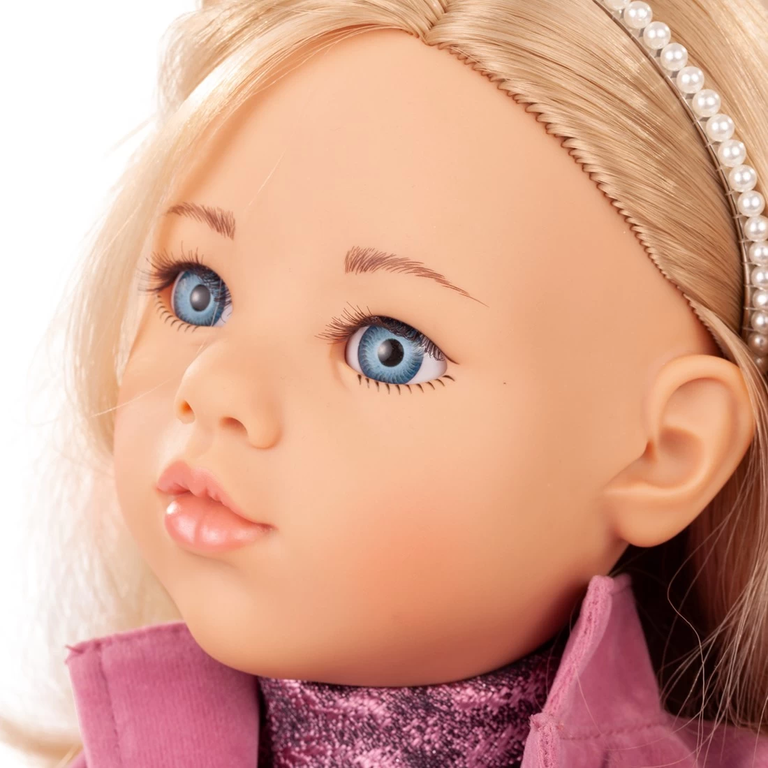 Götz 2066665 Happy Kidz Sophia Puppe - 50 Cm Große Multigelenk-Stehpuppe Mit Blonden Haaren Und Blauen Augen - 7-teiliges Set 3 Götz 2066665 Happy Kidz Sophia Puppe - 50 Cm Große Multigelenk-Stehpuppe Mit Blonden Haaren Und Blauen Augen - 7-teiliges Set – Bild 3