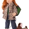 Götz Fashion Puppe Hannah & Ihr Hund 50 Cm - 11 Stück