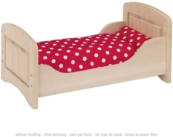 Goki Puppenbett Buche Natur 1 Goki Puppenbett Buche Natur